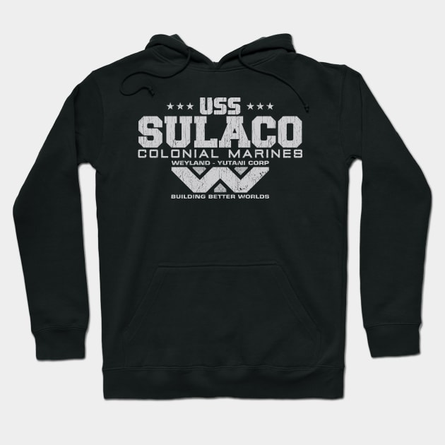 USS SULACO - Weyland Corp Hoodie by trev4000